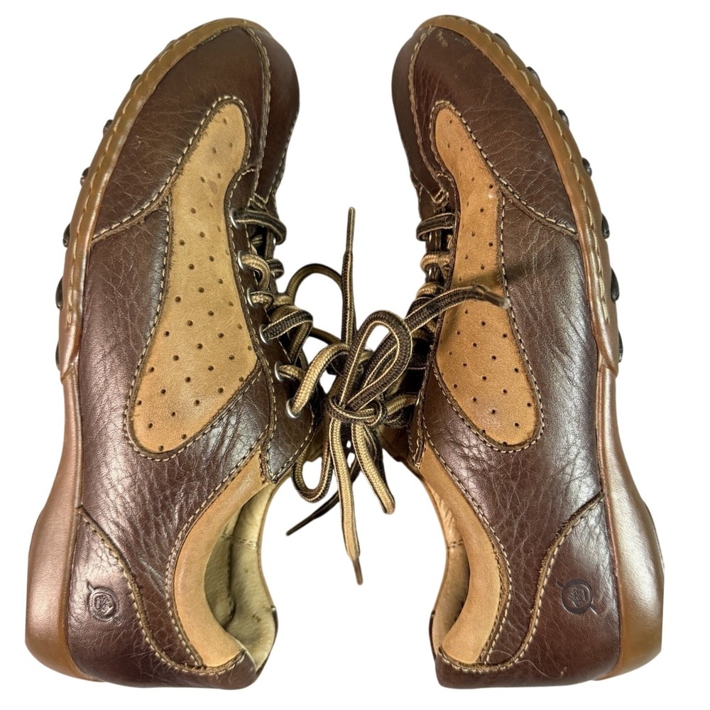 Born Leather Comfort Lace Up‎ Oxford Shoes Women Size 7 M W62141